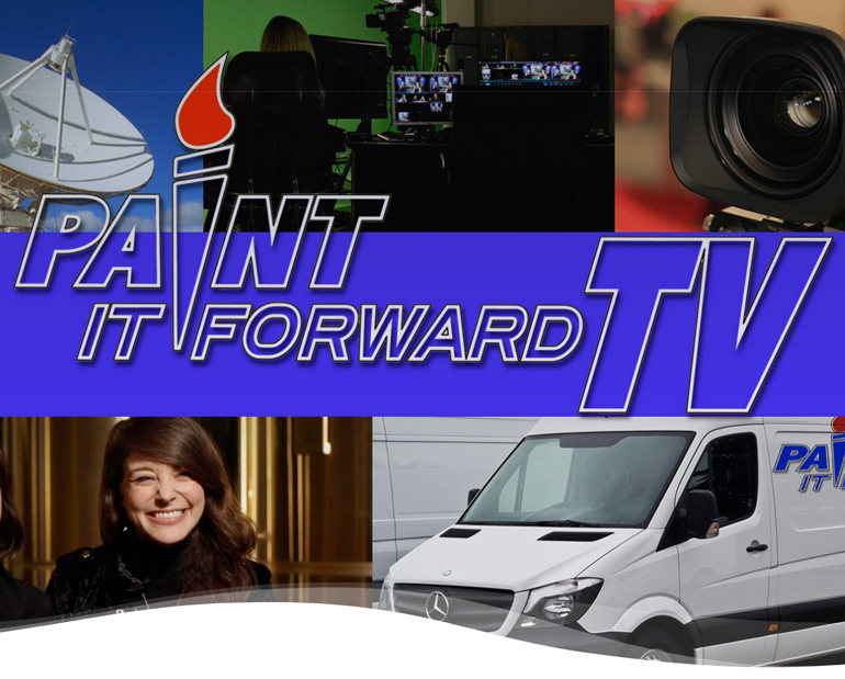 Paint it Forward TV Website by Web & Vincent