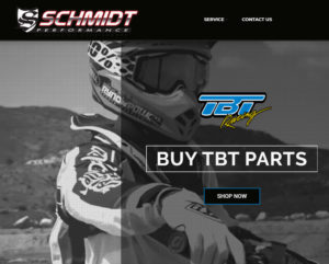 Schmidt Performance Suspension Website by Web & Vincent