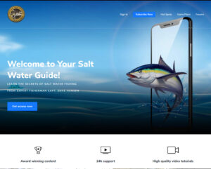 Your Salt Water Guide Website by Web & Vincent