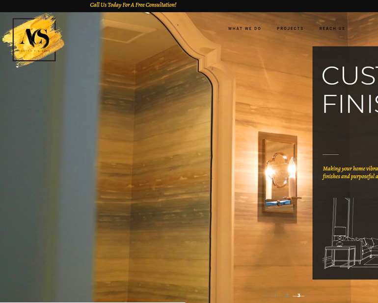 ACS Finishes Website by Web & Vincent
