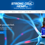 Strong Cell CBD Website by Web & Vincent