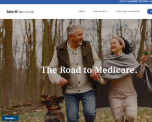 Merrill Insurance Website by Web & Vincent