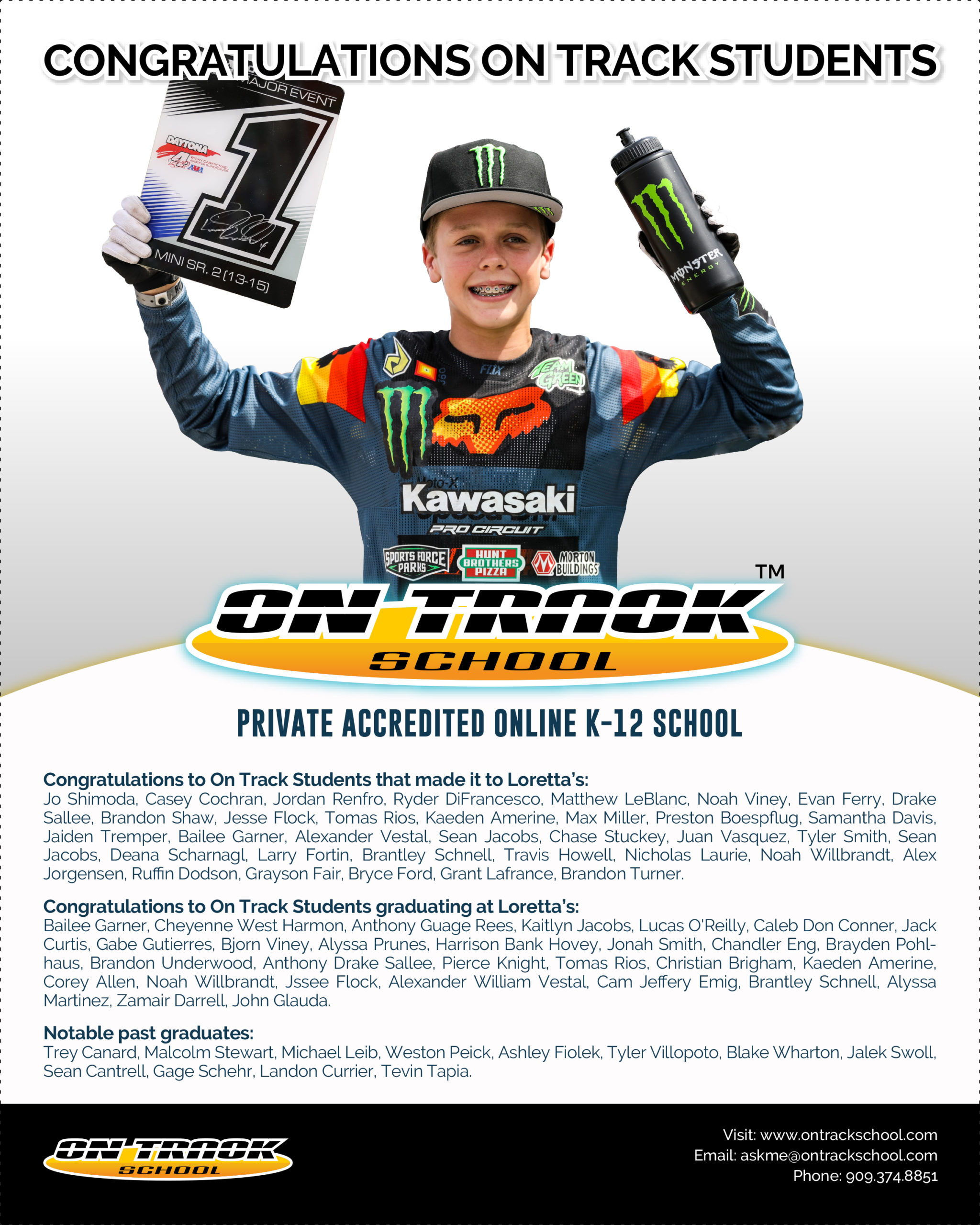 On Track School Magazine Ad by Web & Vincent