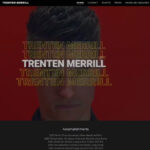 Trenten Merrill Website by Web & Vincent