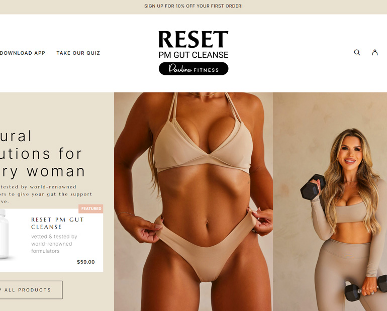 Reset by Paullina Fitness Website by Web & Vincent